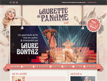 Tablet Screenshot of laurettedepaname.com